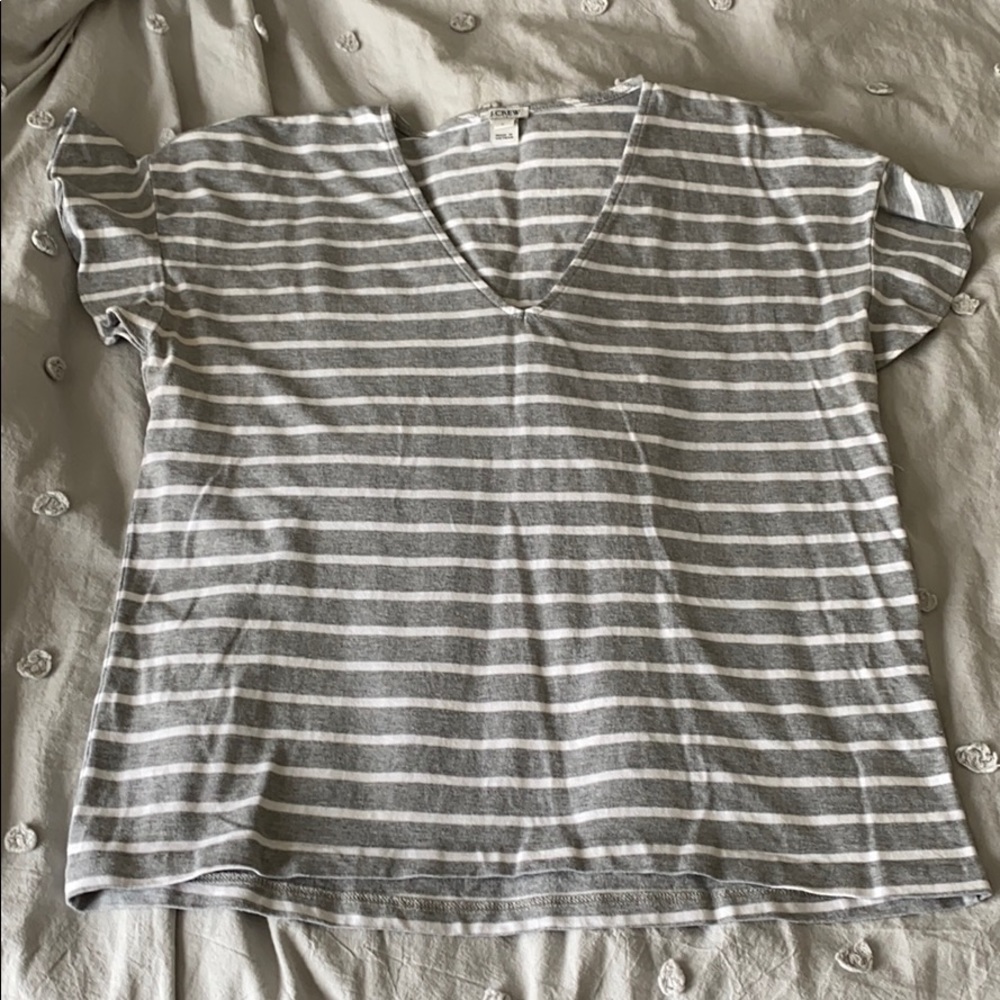 J Crew Flutter Sleeve Top